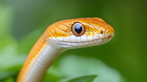 Orange Snake Portrait
