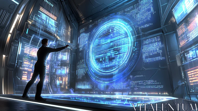 Advanced Holographic Technology in Control Room