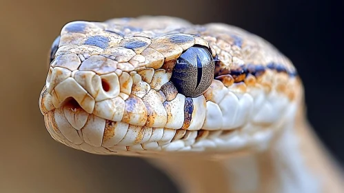 Detailed Snake Close-Up