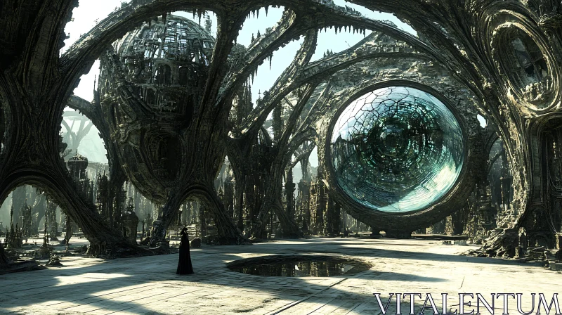 Surreal Sci-Fi Architectural Landscape