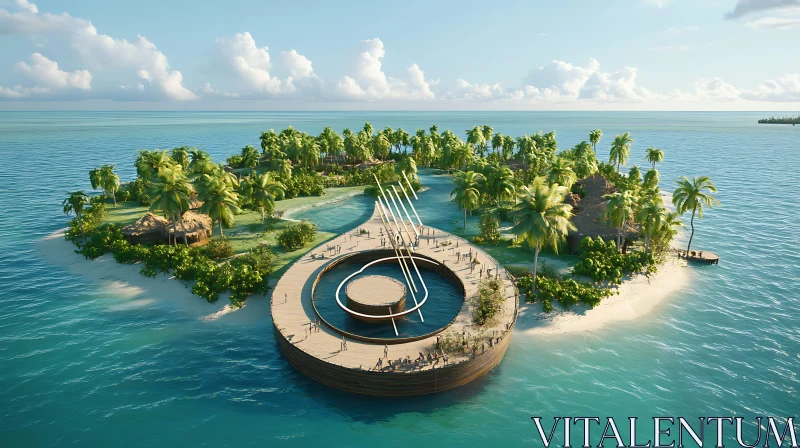 Tropical Paradise with Guitar-Inspired Architecture
