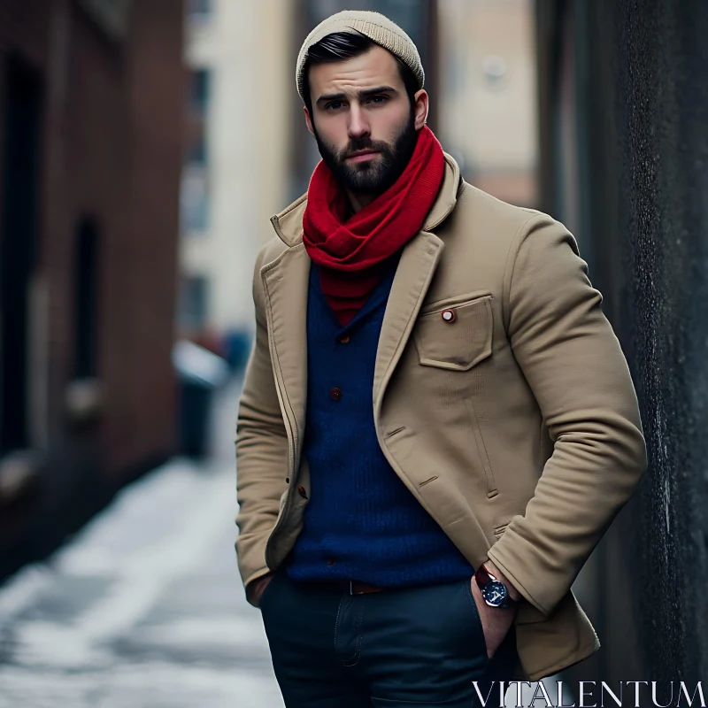 Urban Winter Fashion Portrait