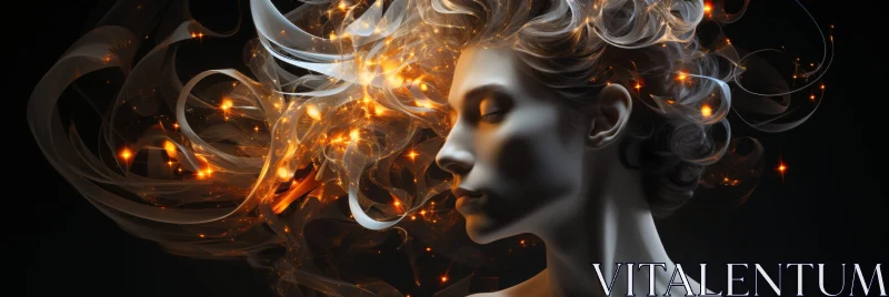 Surreal Woman in Light