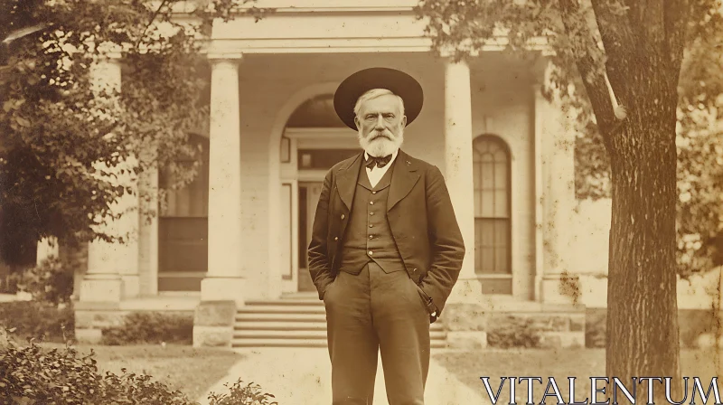 Vintage Portrait of a Distinguished Man