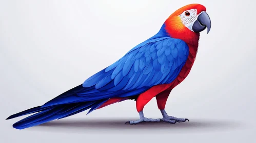 Vivid Tropical Parrot