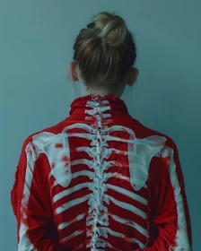 Fashion Meets Anatomy with Skeleton Jacket