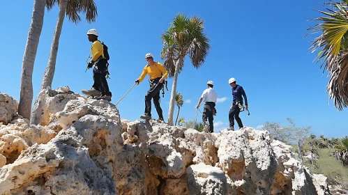 Adventure Climbing in Nature