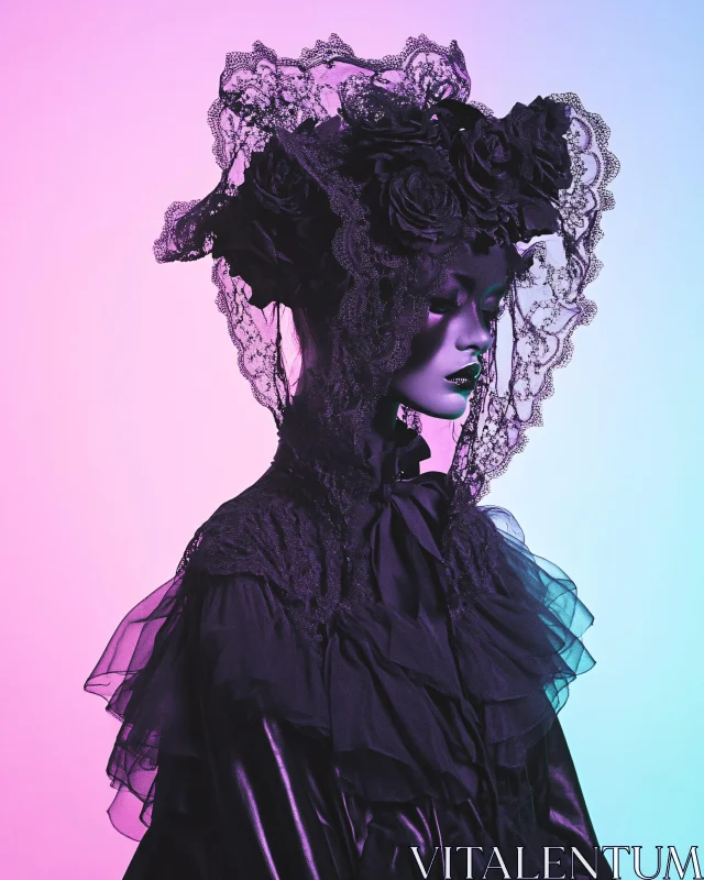 AI ART Intricate Gothic Fashion Portrait