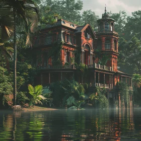 Enigmatic Jungle Mansion