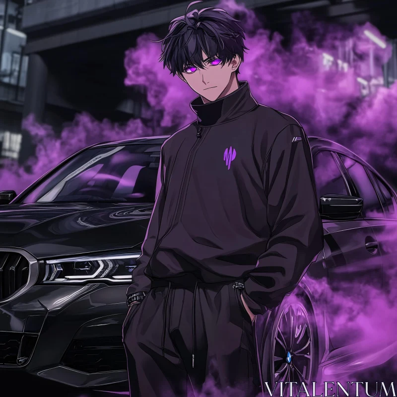 AI ART Mystical Anime Persona by Car