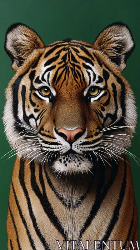 Majestic Tiger Close-Up