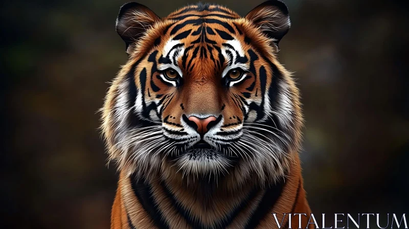 Majestic Tiger Close-Up