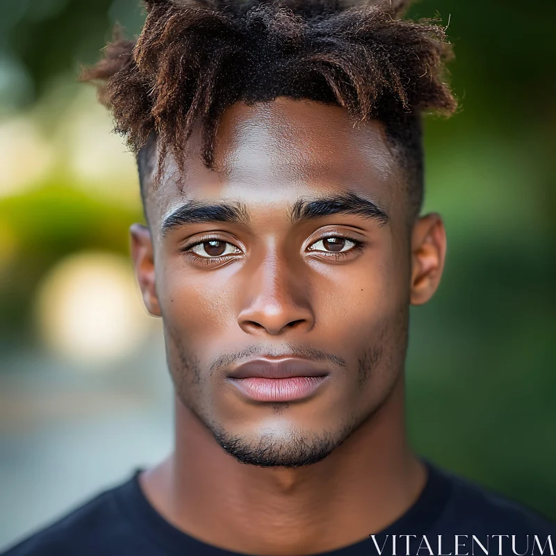 Portrait of a Man with Defining Features