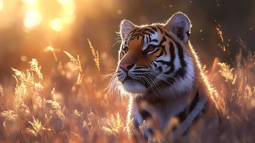 Tiger in Golden Hour