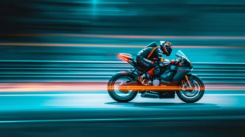 Exhilarating Motorcycle Race