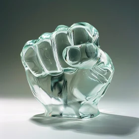 Crystal Hand Artwork