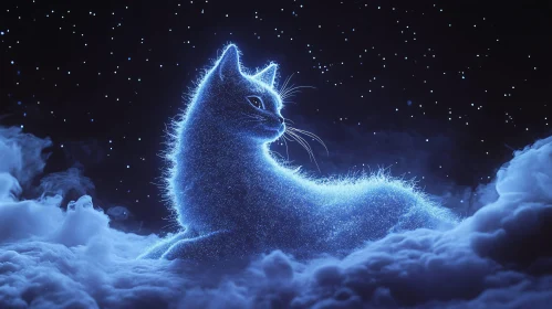 Galactic Feline in the Clouds