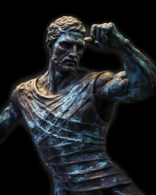 Classical Warrior Bronze Statue