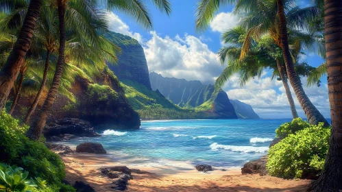 Tropical Paradise Beach View