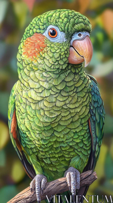 Colorful Parrot Artwork AI Image