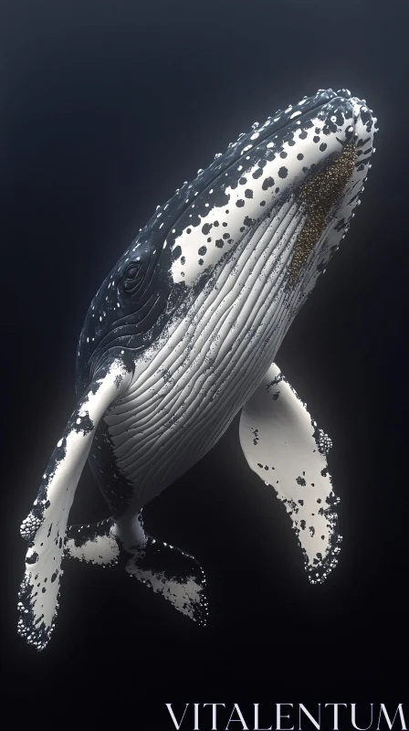 Graceful Ocean Giant AI Image