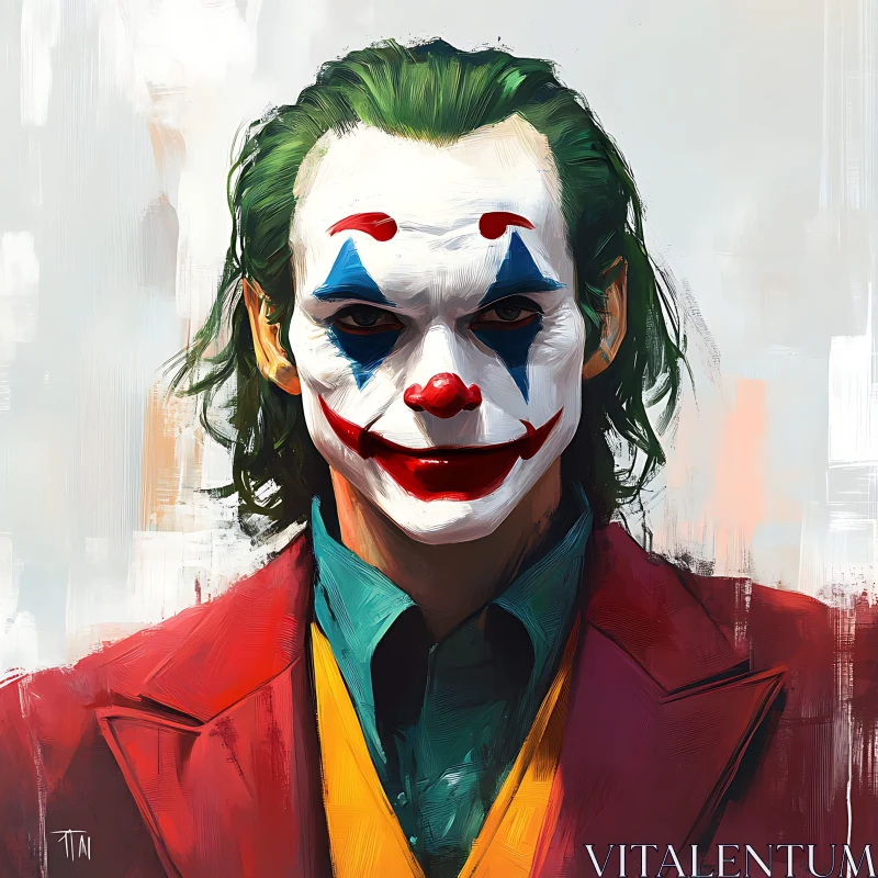 Cinematic Clown Character Artwork AI Image