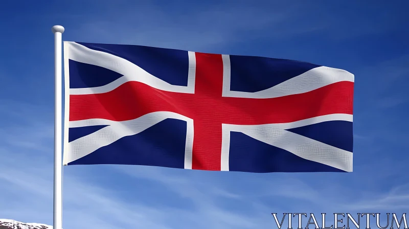 United Kingdom National Flag AI Image