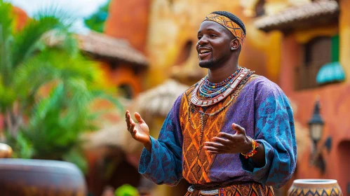 Cultural Portrait with Traditional Costume