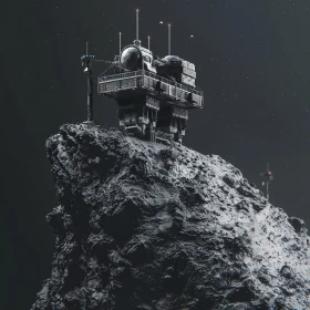 Asteroid-Based Space Station