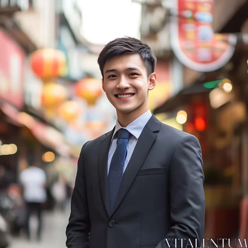 Businessman Portrait in Urban Setting
