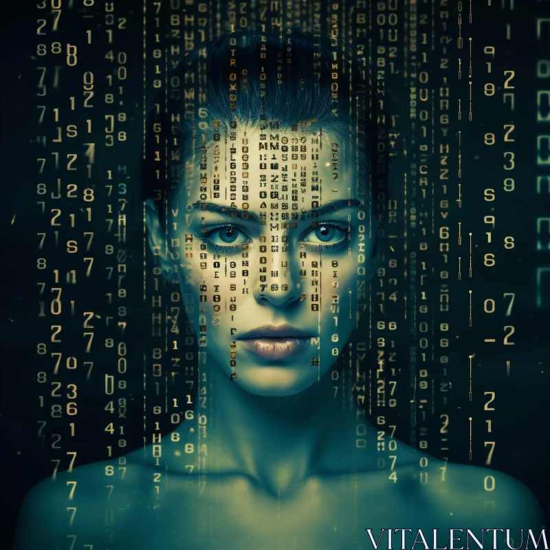 Virtual Data Matrix Portrait
