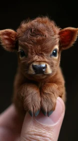 Adorable Tiny Creature with Brown Fur