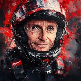 Smiling Racer Portrait