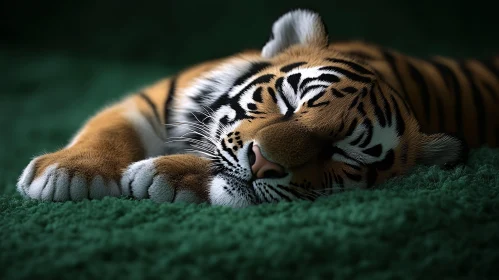 Tranquil Tiger Resting