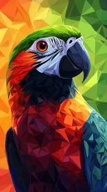 Polygonal Parrot Artwork