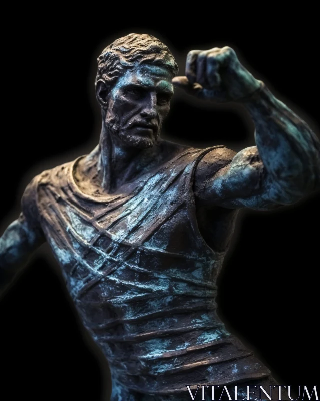 Classical Warrior Bronze Statue