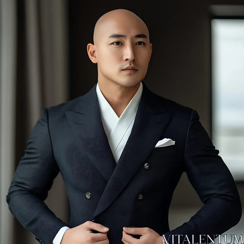Confident Man in Formal Wear
