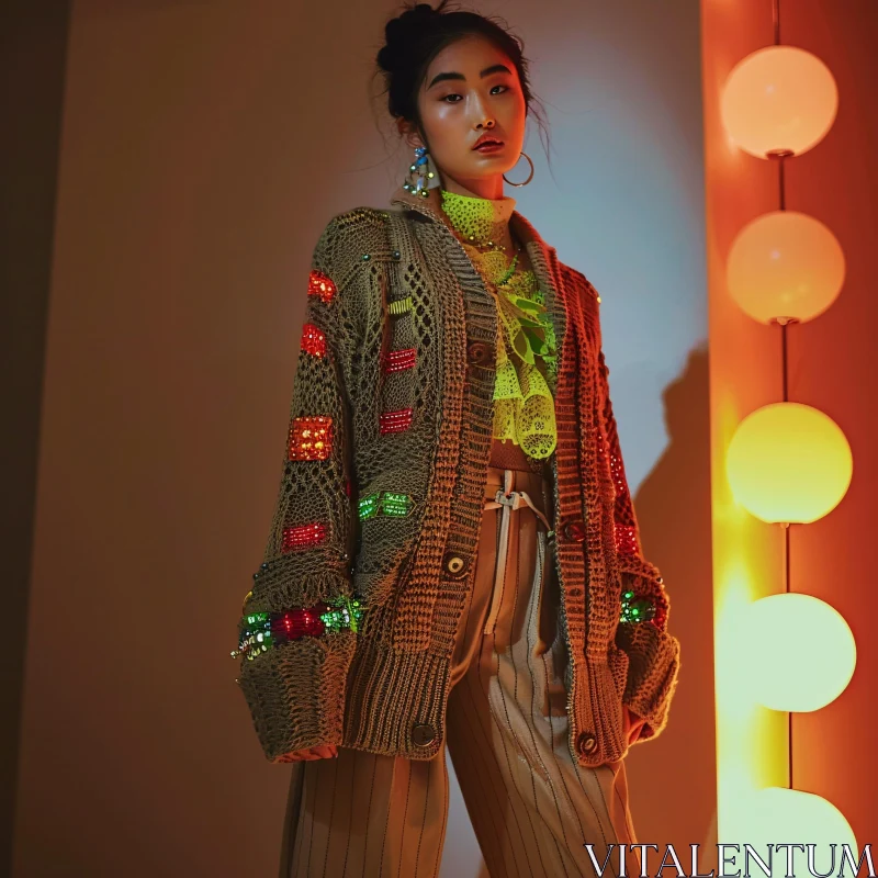 Colorful Knitwear Fashion