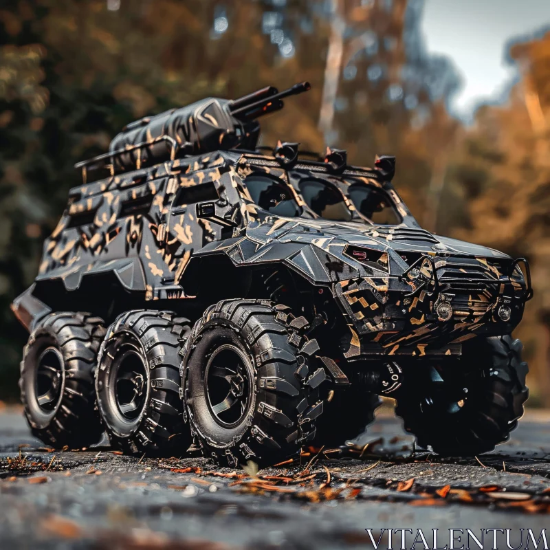 AI ART Military-Grade Armored Off-Road Vehicle