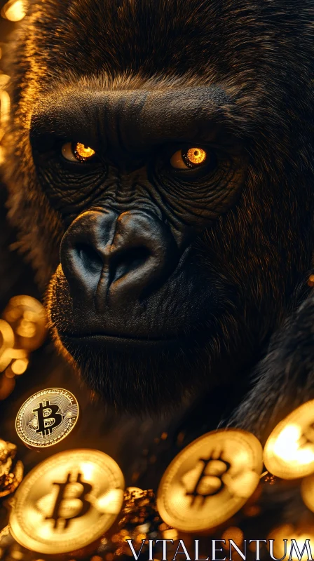 AI ART Wildlife's Glance at Cryptocurrency