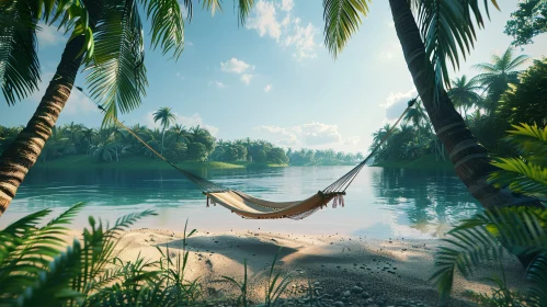 Peaceful Hammock by the Water