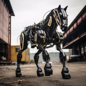 Futuristic Cybernetic Horse Design