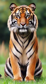 Regal Tiger with Striking Stripes