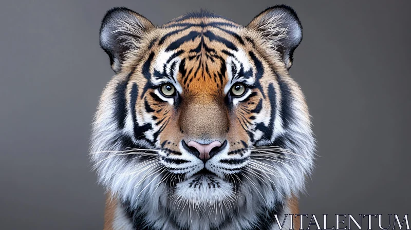 Detailed Tiger Portrait