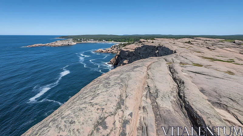 AI ART Majestic Coastal Cliffs by the Sea