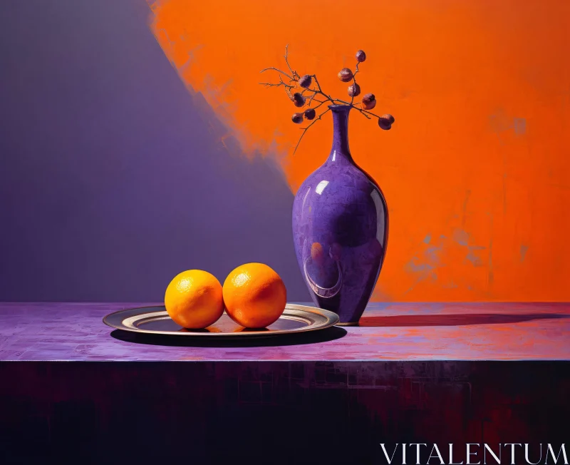 AI ART Vivid Still Life Composition