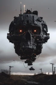 Ominous Floating Skull Machine