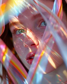 Prismatic Light Portrait