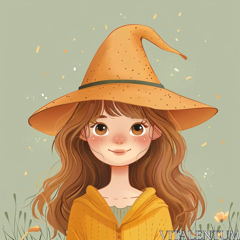 AI ART Charming Wizard Character Art