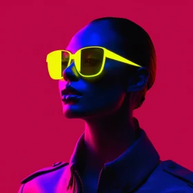 Bold Neon Style in Fashion Photography